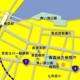 青森市周辺地図